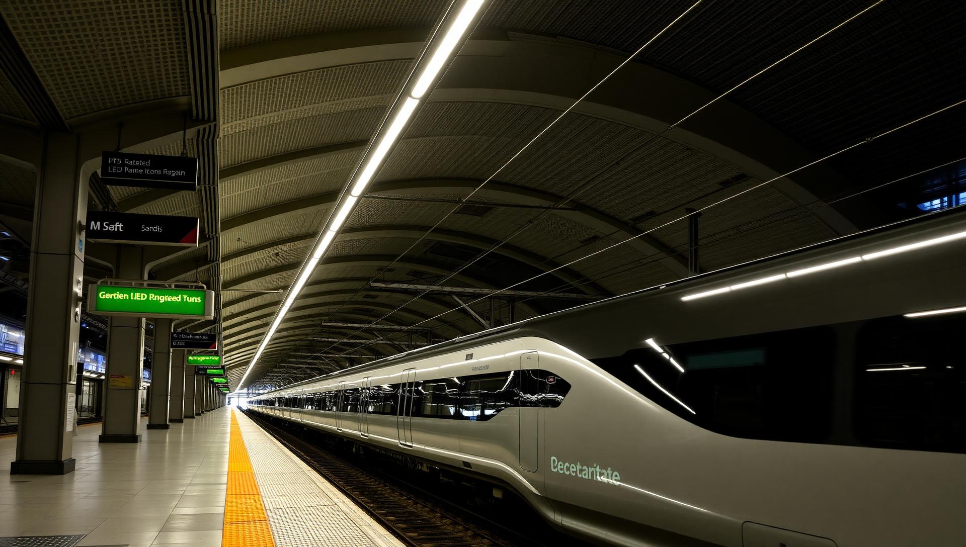 Platform edge & shelter